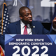 Brian Benjamin, Lieutenant Governor of New York, speaking at The New York State Democratic Committee 2022 State Nominating Convention at the Sheraton New York Times Square in New York, NY on Thursday, February 17th, 2022.